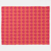 Couverture Polaire Coeur (Devant (Horizontal))