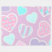 Couverture Polaire Coeur (Devant (Horizontal))