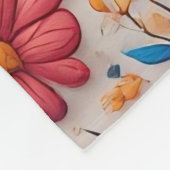 Couverture Polaire Cœur Coloré  (Coin)