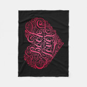 Couverture Polaire Coeur de calligraphie pour Louvain pour Lecteurs,  (Devant)