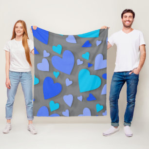 Couverture Polaire Coeur de papier décoratif 4