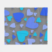 Couverture Polaire Coeur de papier décoratif 4 (Devant (Horizontal))