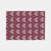 Couverture Polaire Coeur d'empreinte (Devant (Horizontal))