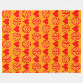 Couverture Polaire Coeur et esprit (Devant (Horizontal))