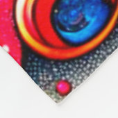 Couverture Polaire Coeur et étoiles (Coin)