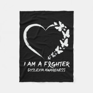 Couverture Polaire Coeur Je Suis Un Combat Dyslexie Sensibilisation