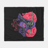 Couverture Polaire Coeur Mains Reaper Classique (Devant (Horizontal))