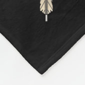 Couverture Polaire Coeur percé sur des ailes (Coin)