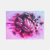 Couverture Polaire Coeur saignant (Devant (Horizontal))