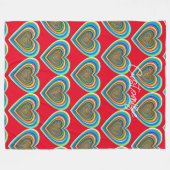 Couverture Polaire Coeur valentin multicolore Thunder_Cove (Devant (Horizontal))