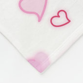 Couverture Polaire Coeurs (Coin)