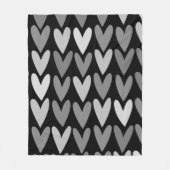 Couverture Polaire Coeurs 4 (Devant)