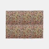 Couverture Polaire Coeurs de bonbons (Devant (Horizontal))