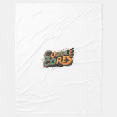Couverture Polaire Coeurs de câblage (Devant)
