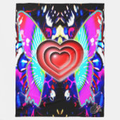 Couverture Polaire Coeurs De Glys Fleece Blanket (Devant)