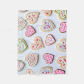 Couverture Polaire Coeurs de la Saint Valentin (Devant)