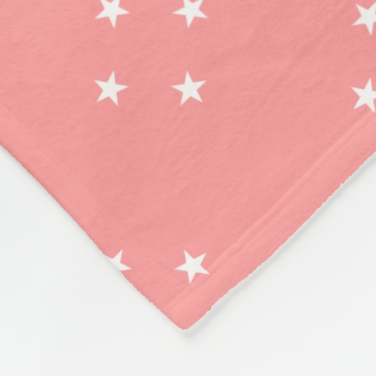 Couverture Polaire Coeurs Et Étoiles (Coin)