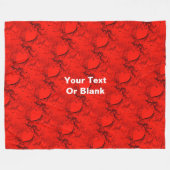 Couverture Polaire Coeurs sensibles (Devant (Horizontal))