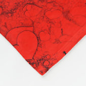 Couverture Polaire Coeurs sensibles (Coin)