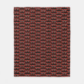 Couverture Polaire Coeurs sur le tableau de bord (Devant)