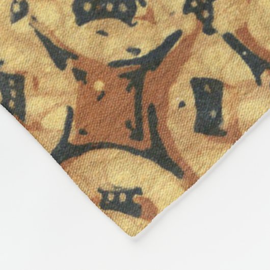 Couverture Polaire Coffee Bean Earthy Boho Rustique (Coin)