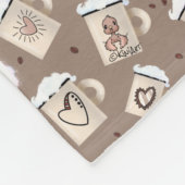Couverture Polaire Coffee Lover Fleece Blanche (Coin)