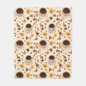 Couverture Polaire Coffee Mug & Bean Fleece Blanket (Devant)