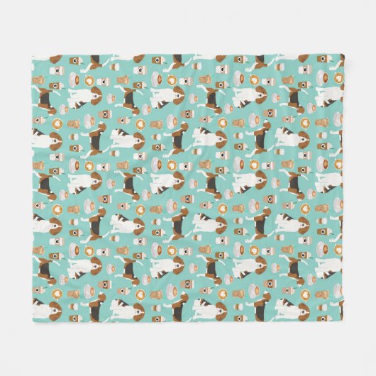 Couverture Polaire Coffee Thade Beagle (Devant (Horizontal))