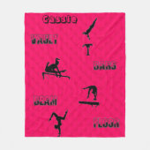 Couverture Polaire Coffre de gymnastique, Bars, Poutres, Plancher Cou (Devant)