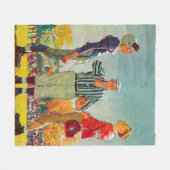 Couverture Polaire Coin Toss par Norman Rockwell (Devant (Horizontal))