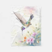 Couverture Polaire Colibri (Devant)