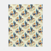 Couverture Polaire Colibri floral (Devant)