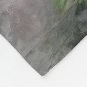 Couverture Polaire Colibri perché sur une branche de feuilles (Coin)