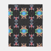 Couverture polaire Colibris et Papillons (Devant)