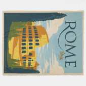 Couverture Polaire Colisée de Rome, Italie (Devant (Horizontal))