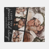 Couverture Polaire Collage de la bande photo moderne (Devant (Horizontal))