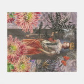 Couverture Polaire Collage de la déesse céleste Vierge : Céleste vint (Devant (Horizontal))