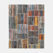 Couverture Polaire Collage de patchwork : Motif de surface composée (Devant)