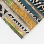 Couverture Polaire Collage de patchwork : Motif de surface composée (Coin)