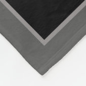 Couverture Polaire Collage de photo de monogramme de famille (Coin)