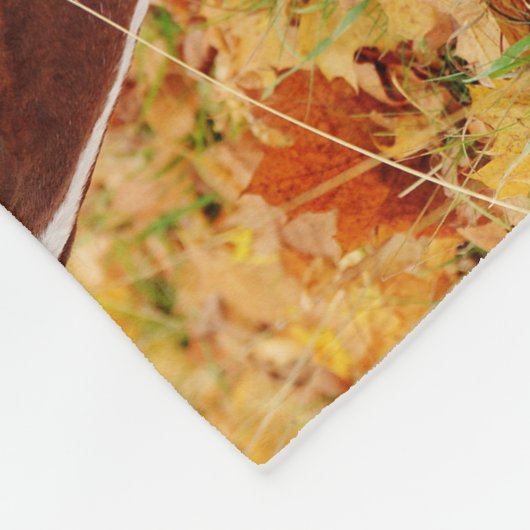 Couverture Polaire Collage de photos commémoratives du cheval (Coin)