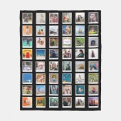 Couverture Polaire Collage de photos familiales 48 Photographies pers (Devant)