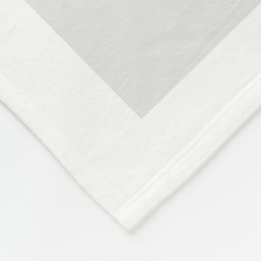 Couverture Polaire Collage de photos familiales| Script moderne chic (Coin)