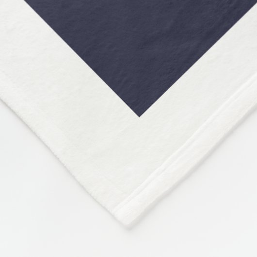 Couverture Polaire Collage de photos familiales| Script moderne chic (Coin)