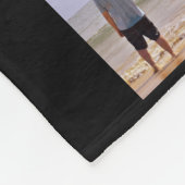 Couverture Polaire Collage de photos personnalisé unique do-it-yourse (Coin)