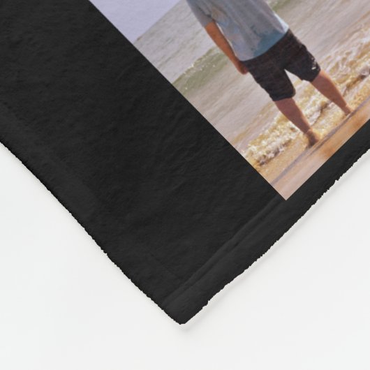 Couverture Polaire Collage de photos personnalisé unique do-it-yourse (Coin)