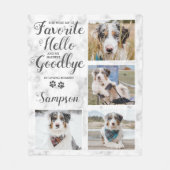 Couverture Polaire Collage de photos personnalisées (Devant)