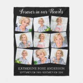 Couverture Polaire Collage de photos personnalisées de conservation d (Devant)