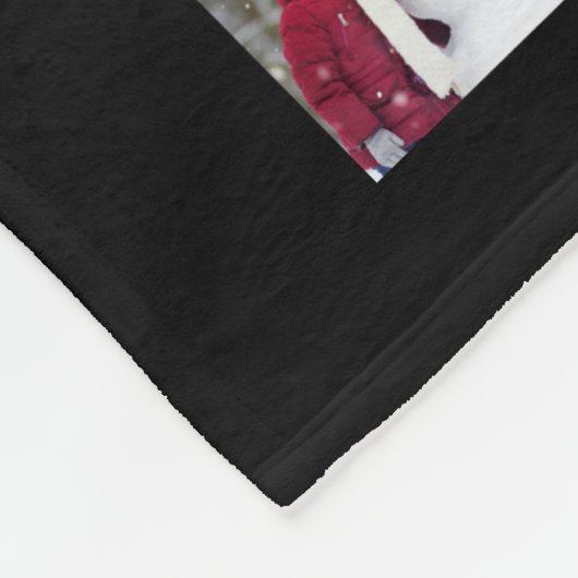 Couverture Polaire Collage de photos pour les diplômés Nom du script  (Coin)