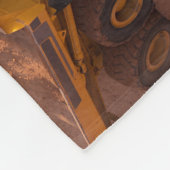 Couverture Polaire Collage de véhicules de construction (Coin)